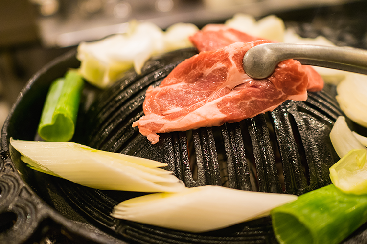 天然温泉とBBQ