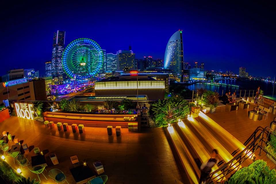 ビアガーデン夜景