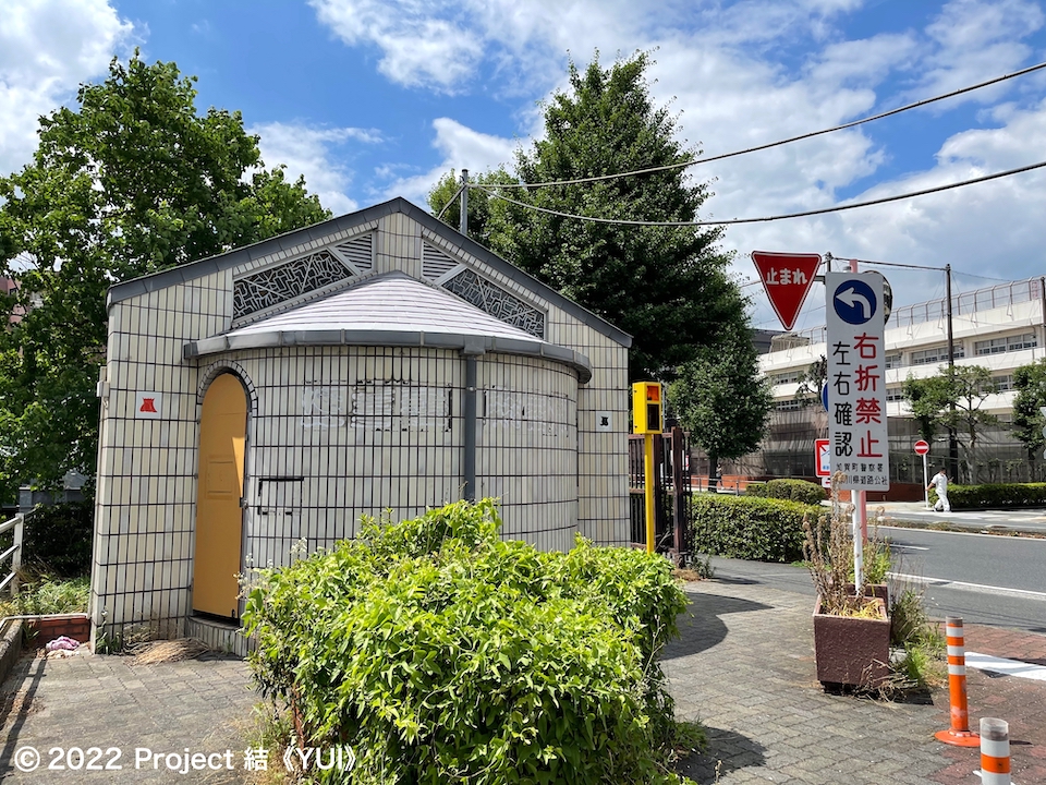 出口付近のトイレ